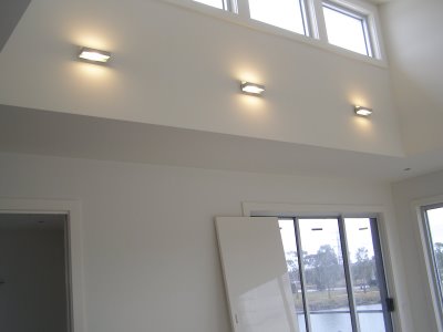 wall lights installed by an electrician